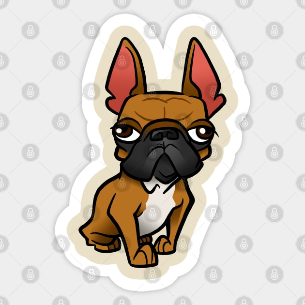 French Bulldog Sticker by binarygod